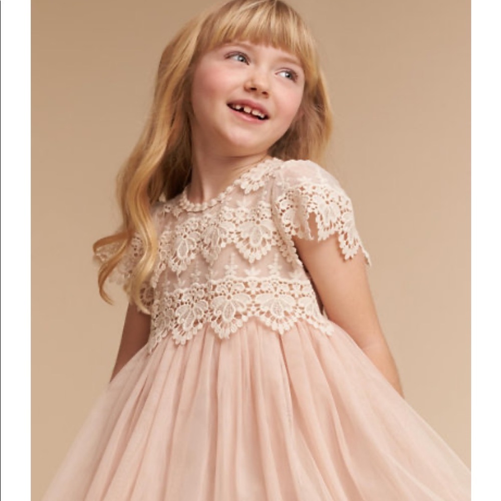 BHLDN flower girl dress worn once!
